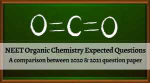 Chemistry Bench NEET Organic Chemistry 2022 Blog 2020 and 2021 Comparison