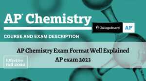AP chemistry exam format well explained for AP exam 2023